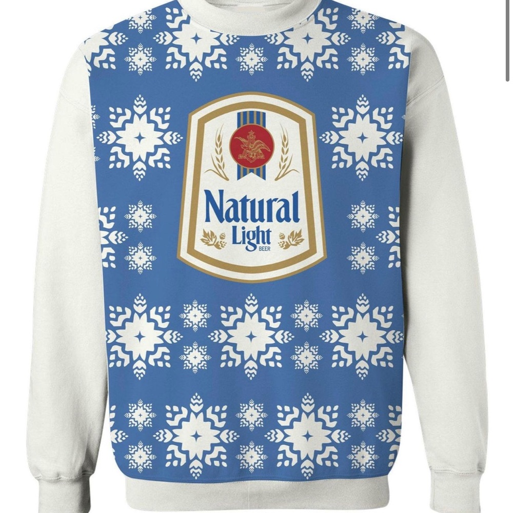 Natty Light Vintage Winter Fleece Size L